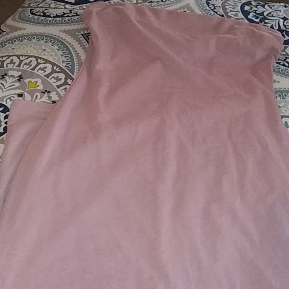 Strapless knit dress